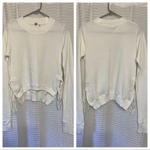 Free People waffle knit long sleeve